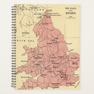 Carte de la guerre des Roses
