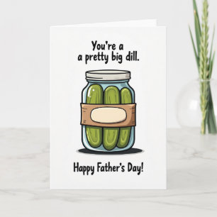 Carte de la jarre de la Fête des Pères Big Dill