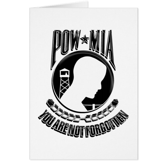 Carte de la Journée de reconnaissance des POW/MIA (Devant)
