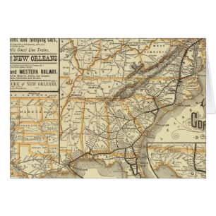 Carte de la ligne côtière de l'Atlantique