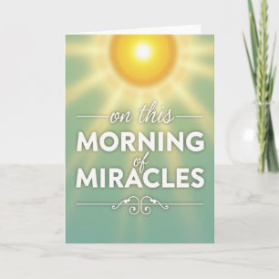 Carte de la Lumière Espérée des Miracles du Matin