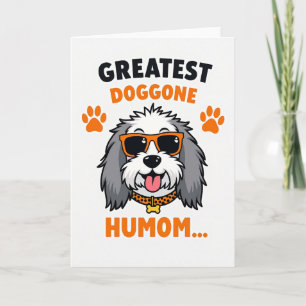 Carte de la maman de chien la plus cool