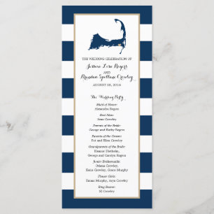 Carte de la marine Blue Stripes Cape Cod Program