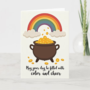 Carte de la Marmite d'Or de la Chance Arc-en-Ciel
