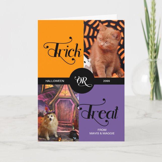 Carte De la marque d'animaux de compagnie ou traiter Hal (Devant)