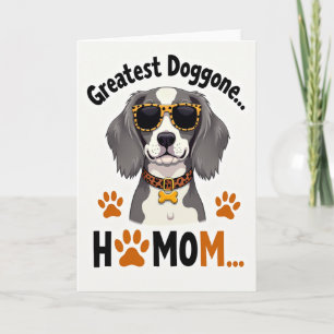 Carte de la Meilleure Maman Chien