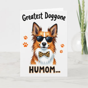 Carte de la meilleure maman de chien
