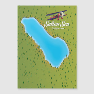 Carte de la mer de Salton Californie États-Unis