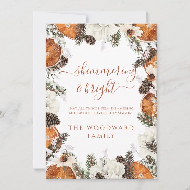 Carte de la nature des Citrus Pine Russe (Devant)