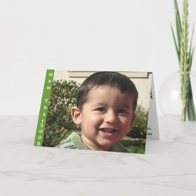 Carte de la nouvelle année 2008 (Devant)