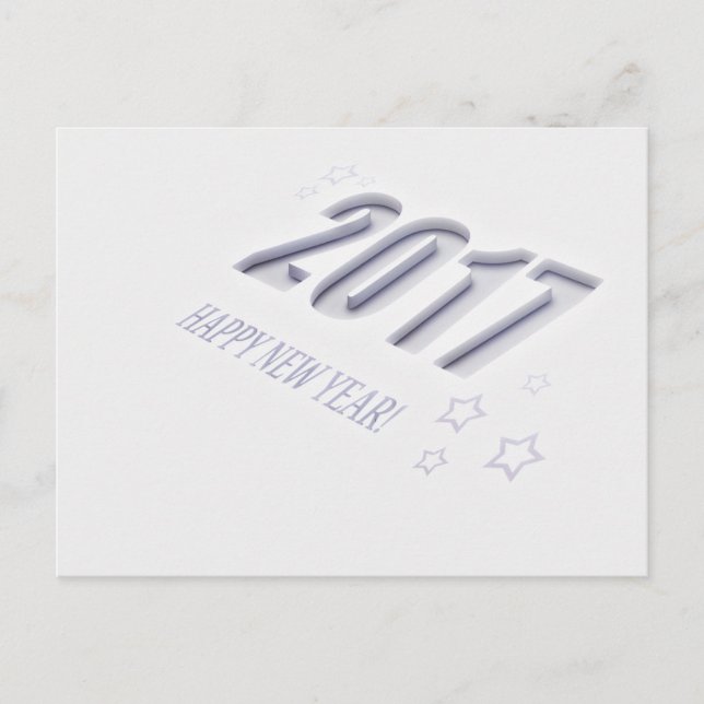 Carte de la nouvelle année 2017 (Devant)