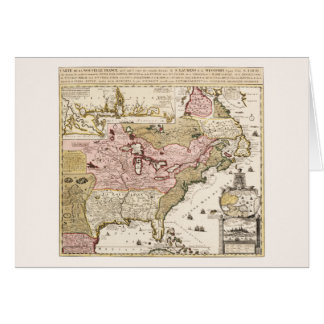 Carte de la Nouvelle-France en français médiéval d