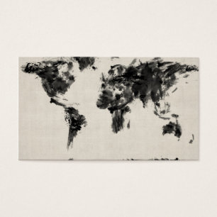 Carte de la peinture d'abrégé sur obscurité de