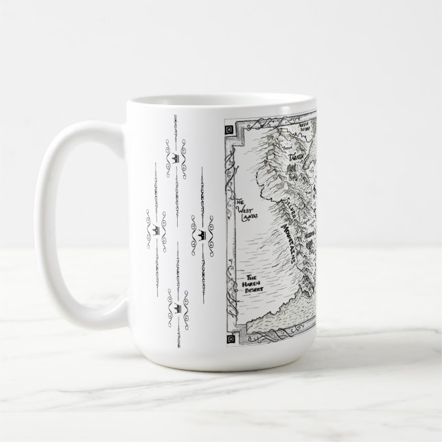 Carte de la péninsule magique Mug (Gauche)