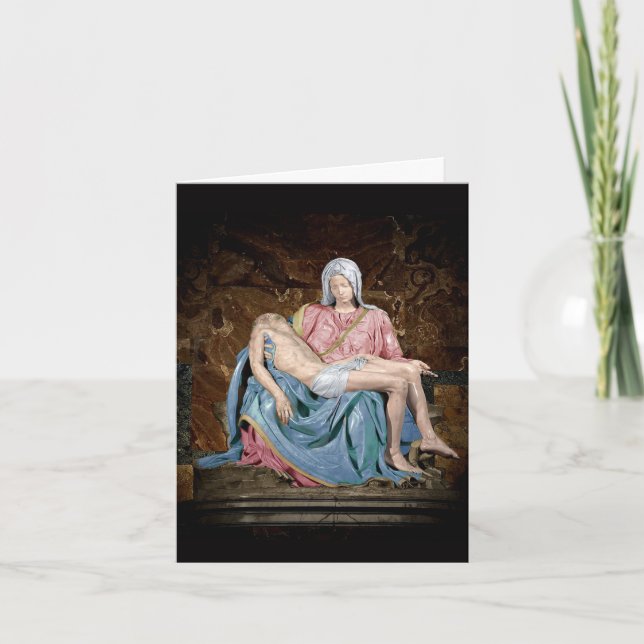 CARTE DE LA PIETA DE MICHEL-Ange (Devant)
