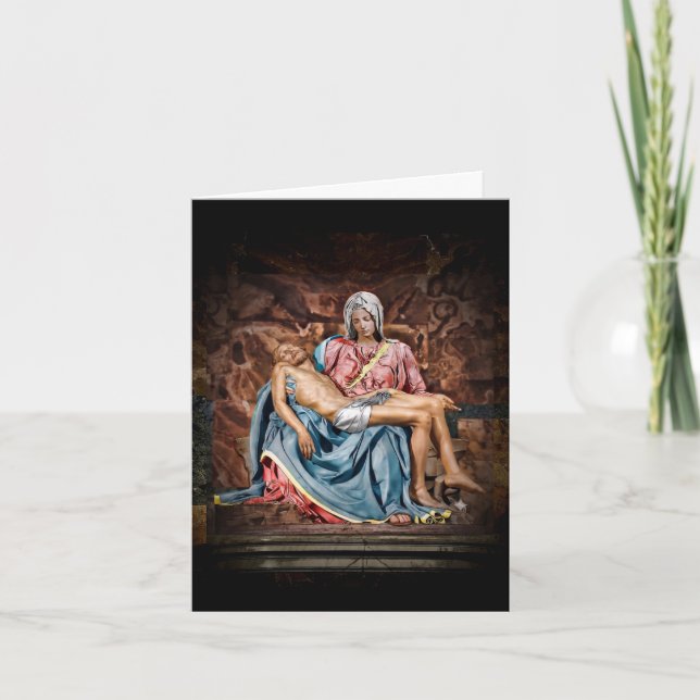 CARTE DE LA PIETA DE MICHEL-ANGE (Devant)