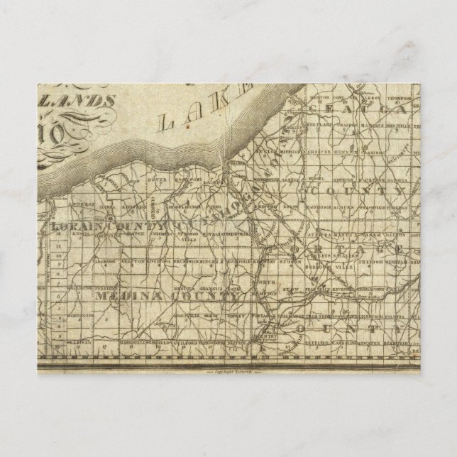 Carte de la réserve de l'Ouest (Devant)