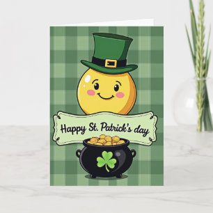 Carte de la Saint-Patrick à carreaux
