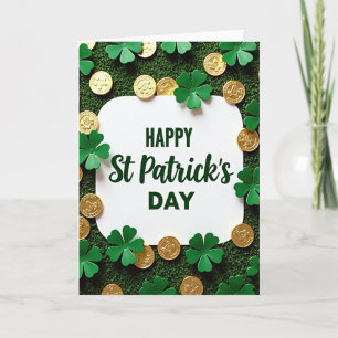 Carte de la Saint-Patrick au Trèfle Vert