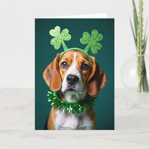 Carte de la Saint-Patrick Beagle