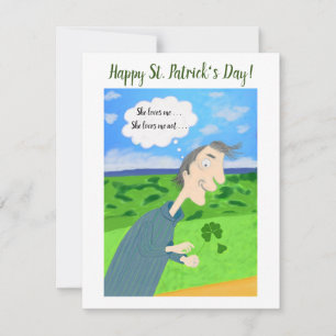 Carte de la Saint-Patrick Chance Irlandaise