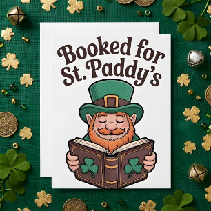 Carte de la Saint-Patrick pour amateur de livres