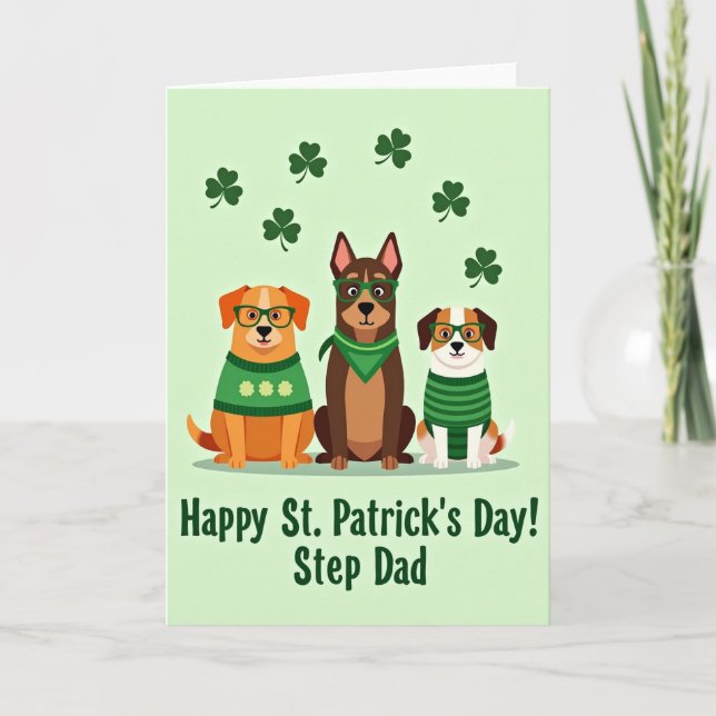 Carte de la Saint-Patrick pour beau-père (Devant)
