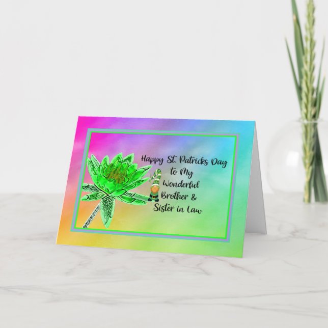 Carte de la Saint Patrick pour Frère et Soeur en D (Devant)