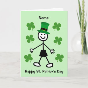 Carte de la Saint-Patrick pour la fête du petit ga