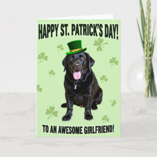 Carte de la Saint-Patrick pour Labrador