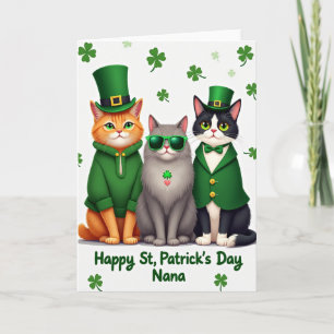 Carte de la Saint-Patrick pour Nana Chat