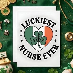 Carte de la Saint-Patrick pour une infirmière épou