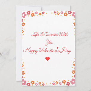 Carte de la Saint-Valentin