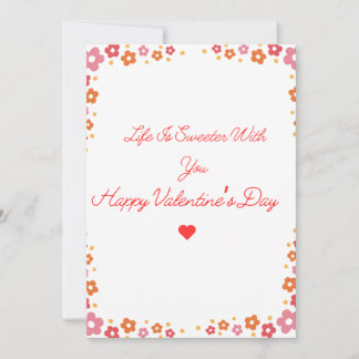 Carte de la Saint-Valentin