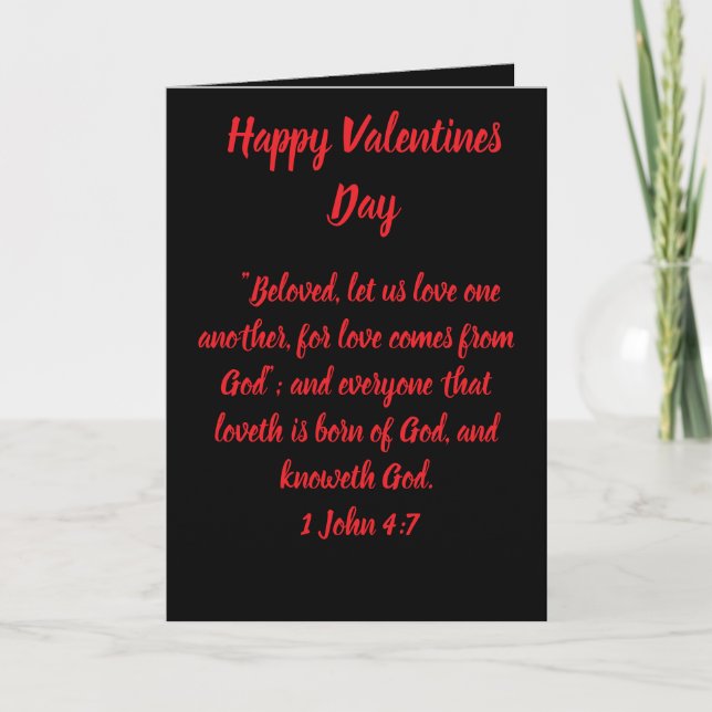 carte de la Saint-Valentin  (Devant)