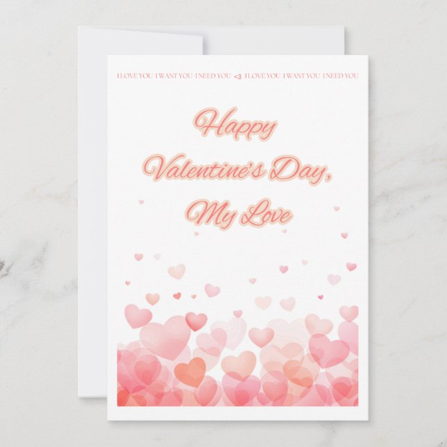 Carte de la Saint-Valentin  (Devant)