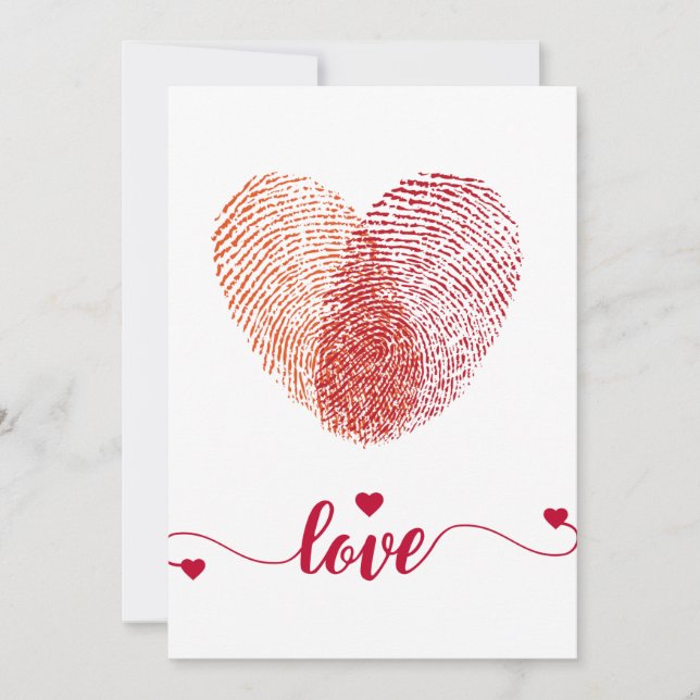 carte de la Saint-Valentin (Devant)