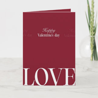 Carte de la Saint-Valentin