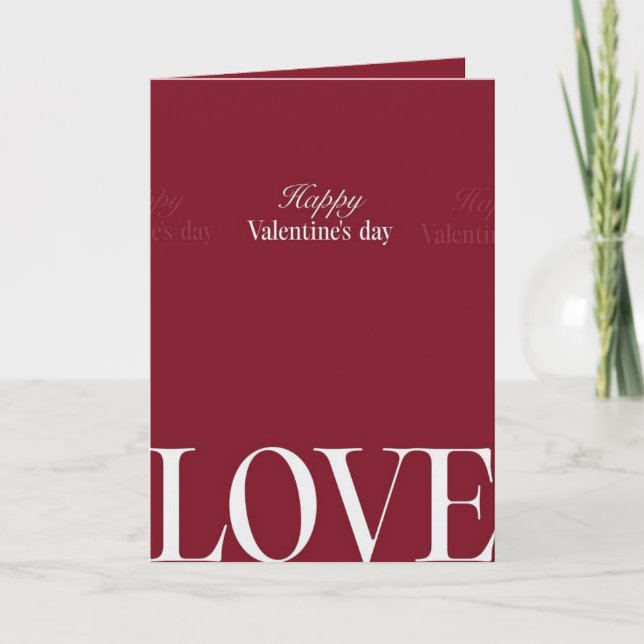 Carte de la Saint-Valentin (Devant)