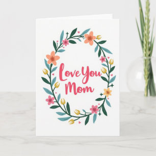 Carte de la Saint-Valentin Amour Botanique pour Ma