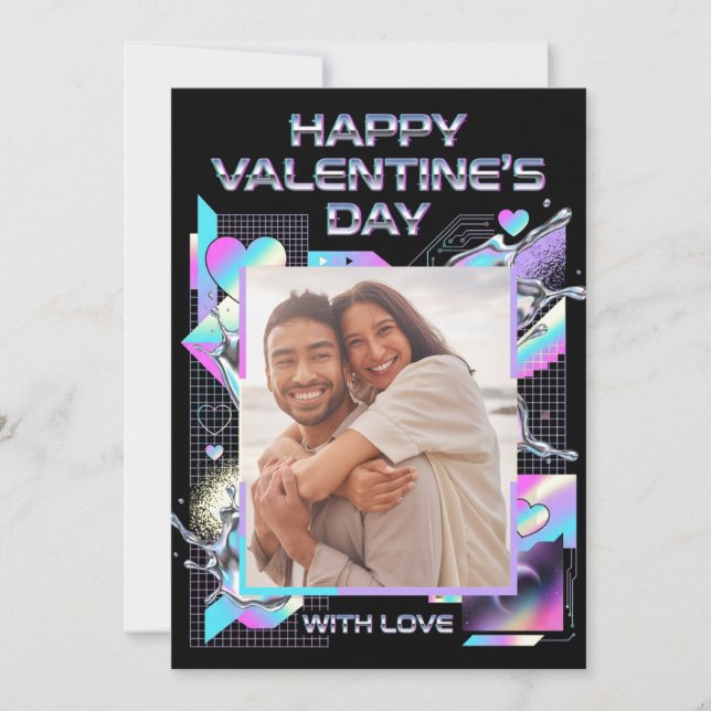 Carte de la Saint-Valentin Amour Numérique Romance (Devant)