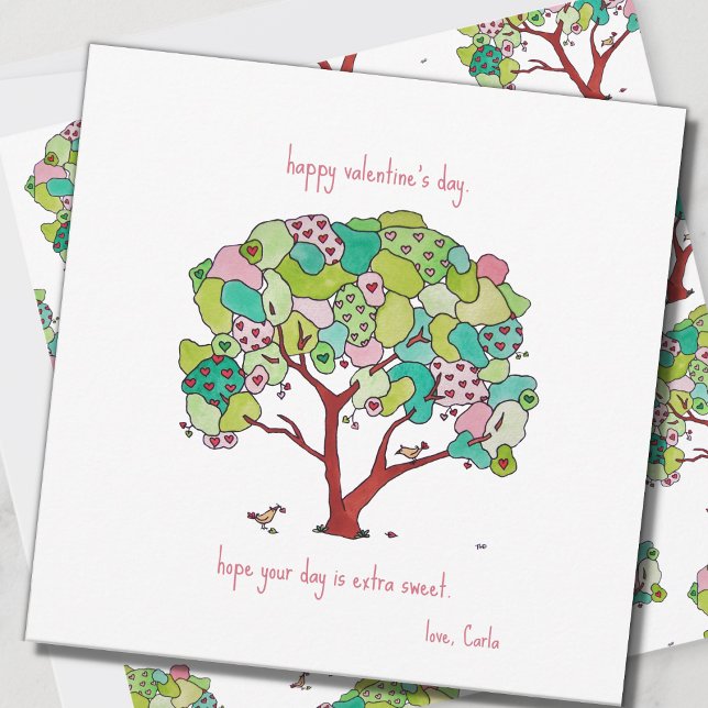 Carte de la Saint-Valentin Arbre du Cœur Joyeuse F (Créateur téléchargé)