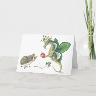 Carte de la Saint-Valentin aux fraises