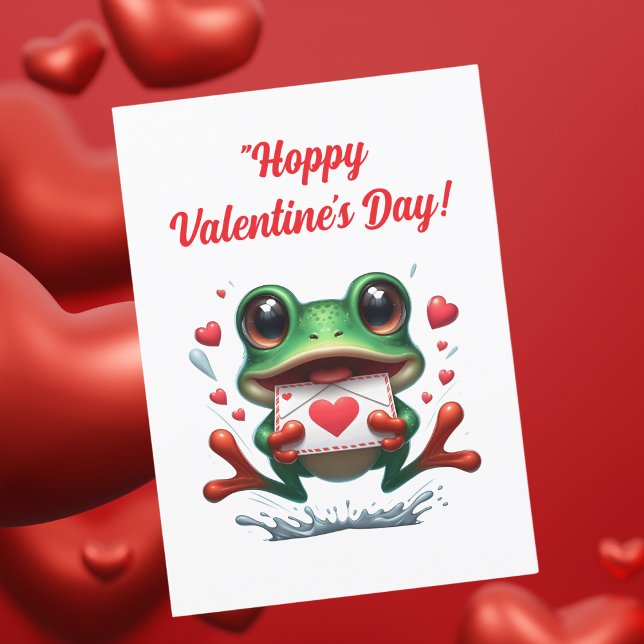 Carte de la Saint-Valentin avec un cœur et une gre (Créateur téléchargé)