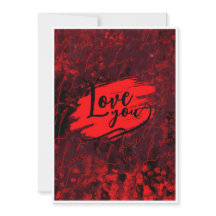 Carte de la Saint-Valentin avec un design romantiq