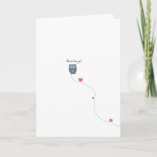 Carte de la Saint-Valentin avec un jeu de mots sur (Devant)