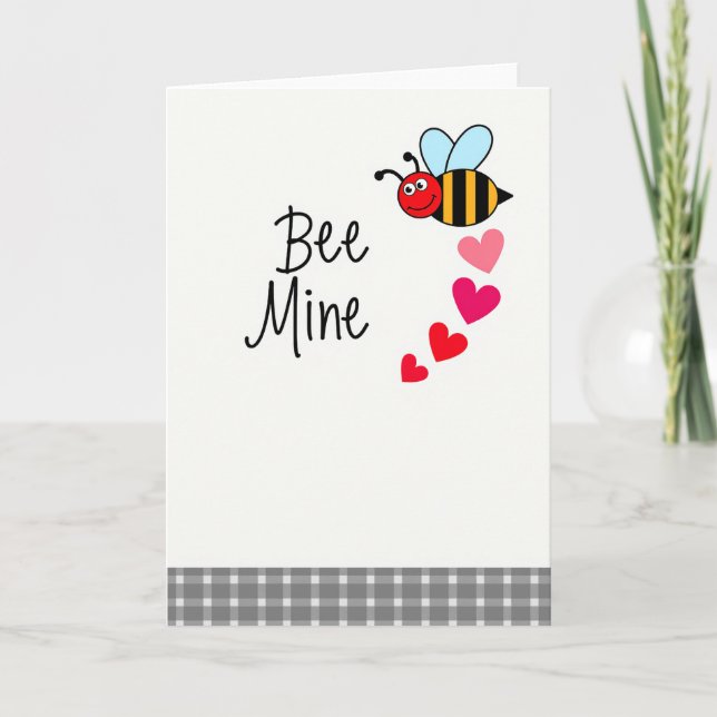 Carte de la Saint-Valentin Bee Mine (Devant)