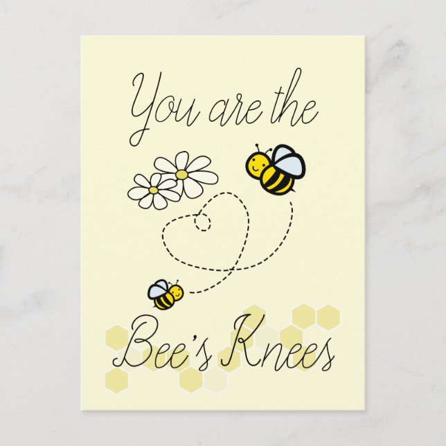 Carte de la Saint-Valentin Bee's Knees Mignons Bou (Devant)