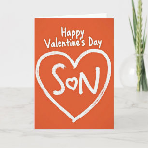 Carte de la Saint-Valentin Brush Stroke