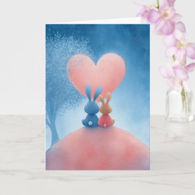 Carte de la Saint-Valentin Calme dans mon chaos (Orchidée)